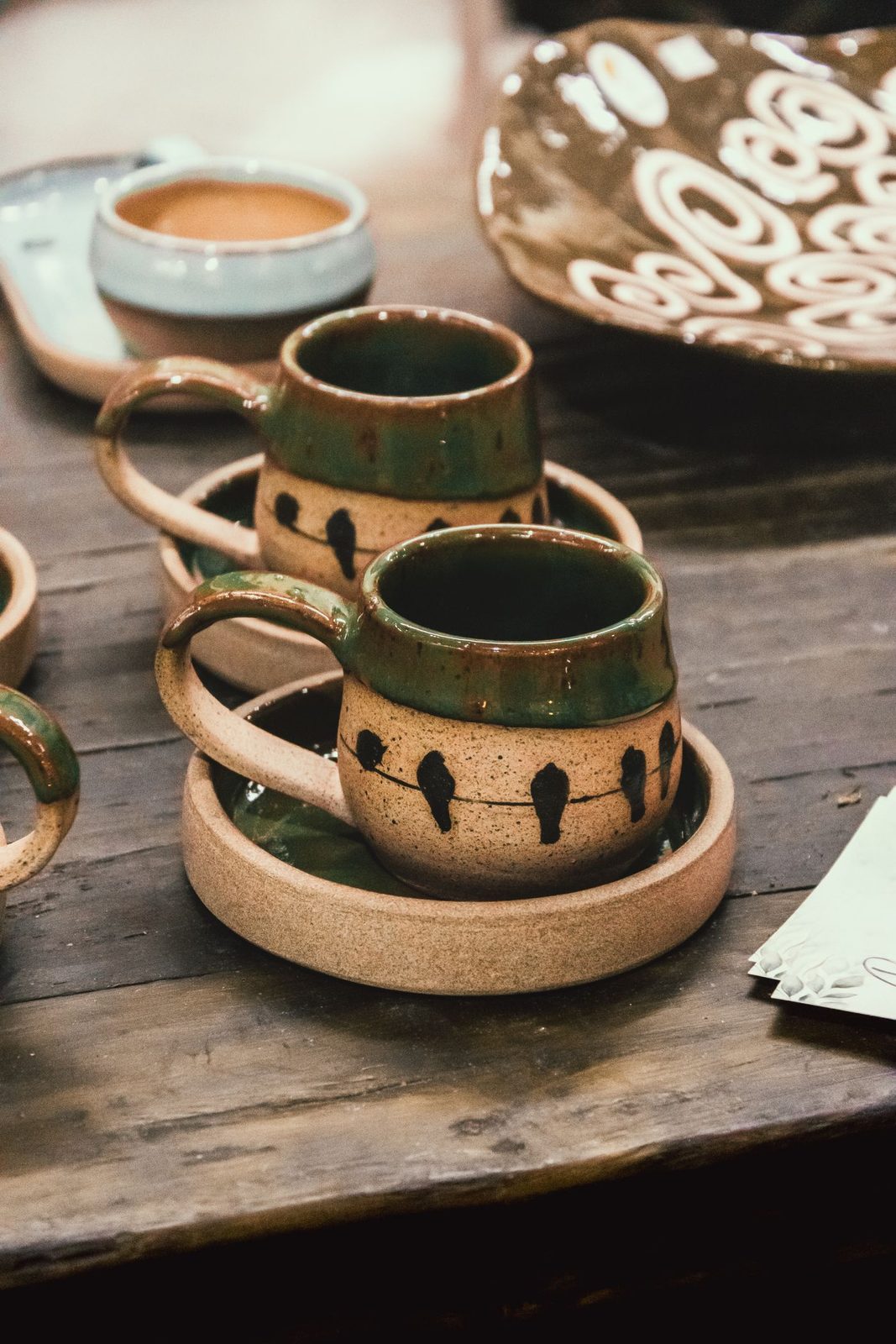 Reactive Glaze Cups